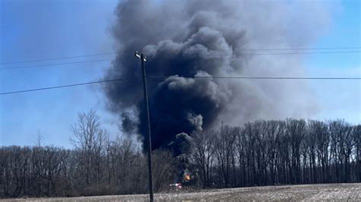 
Wayland oil well fire: Crews respond to Allegan County, Michigan after large plume of smoke from tank farm 
