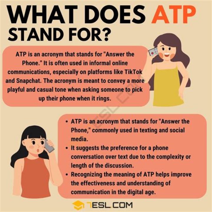 What does ‘ATP’ mean in texting, TikTok, and other social media?