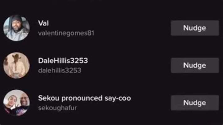 What does ‘nudge’ mean on TikTok? Answered