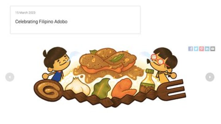 What is Filipino Adobo, March 15’s Google doodle?