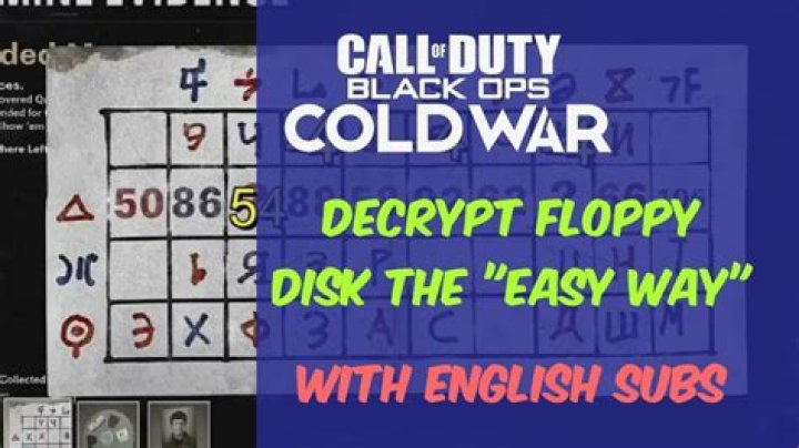 What Is The Code For The Floppy Disk In The Cold War? – Celebrity