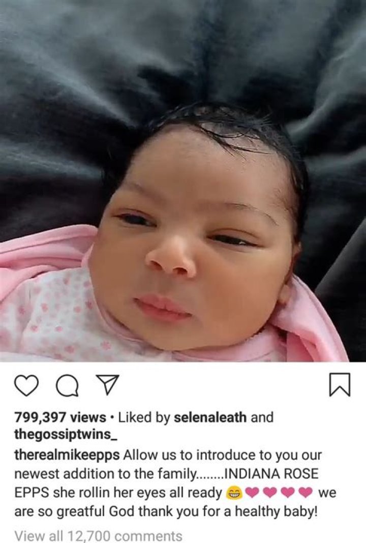 When Is Indiana Rose Epps Birthday? Explore Mike Epps Daughter Adorable Pictures On Instagram