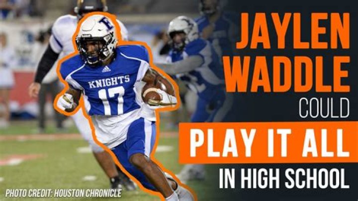 Where did Jaylen Waddle go to high school?