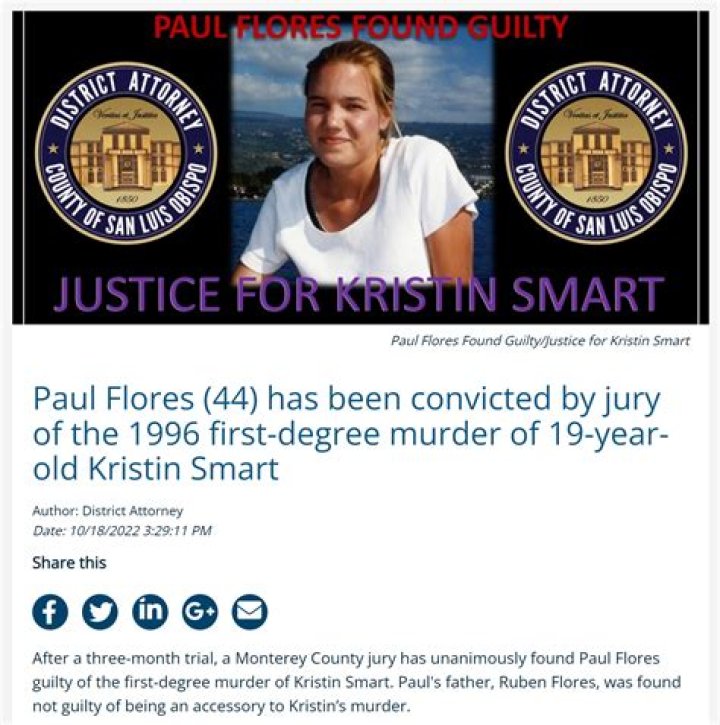 
Who is Angie Carrizel? California student Kristin Smart’s killer Paul Flores’ ex-girlfriend 