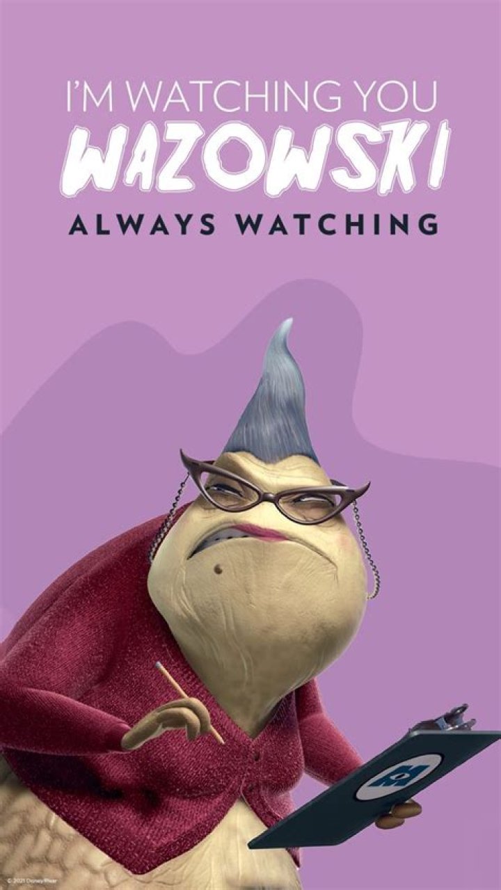 Who said I’m watching you Wazowski? – Celebrity