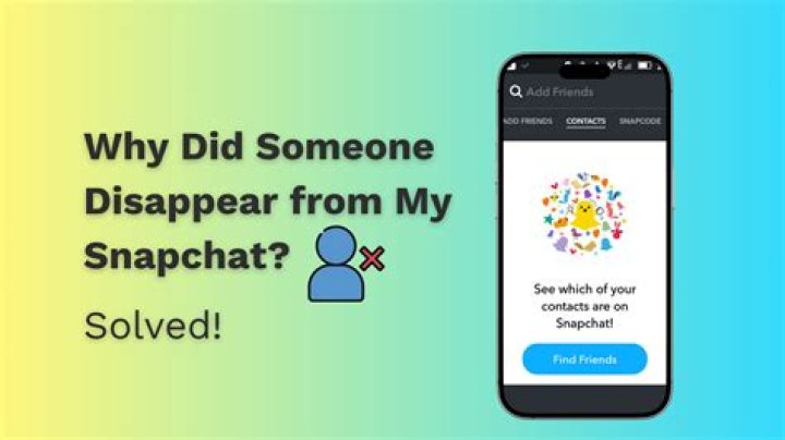 Why Did Someone Disappear From My Snapchat? – Celebrity