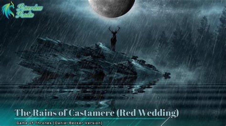 Why is The Rains of Castamere song played at the Red Wedding?