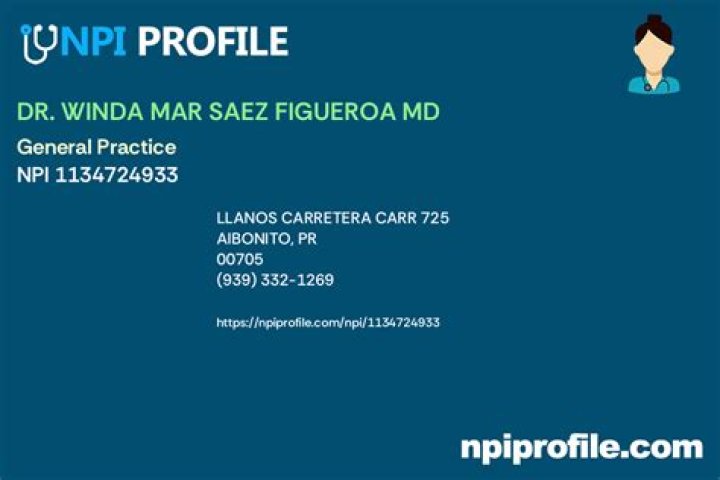 Dr. Winda Mar Saez Figueroa, MD – Barranquitas, PR